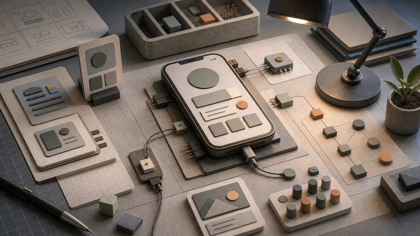 Illustration for AIDE: mobile app development at a neutral smartphone workbench