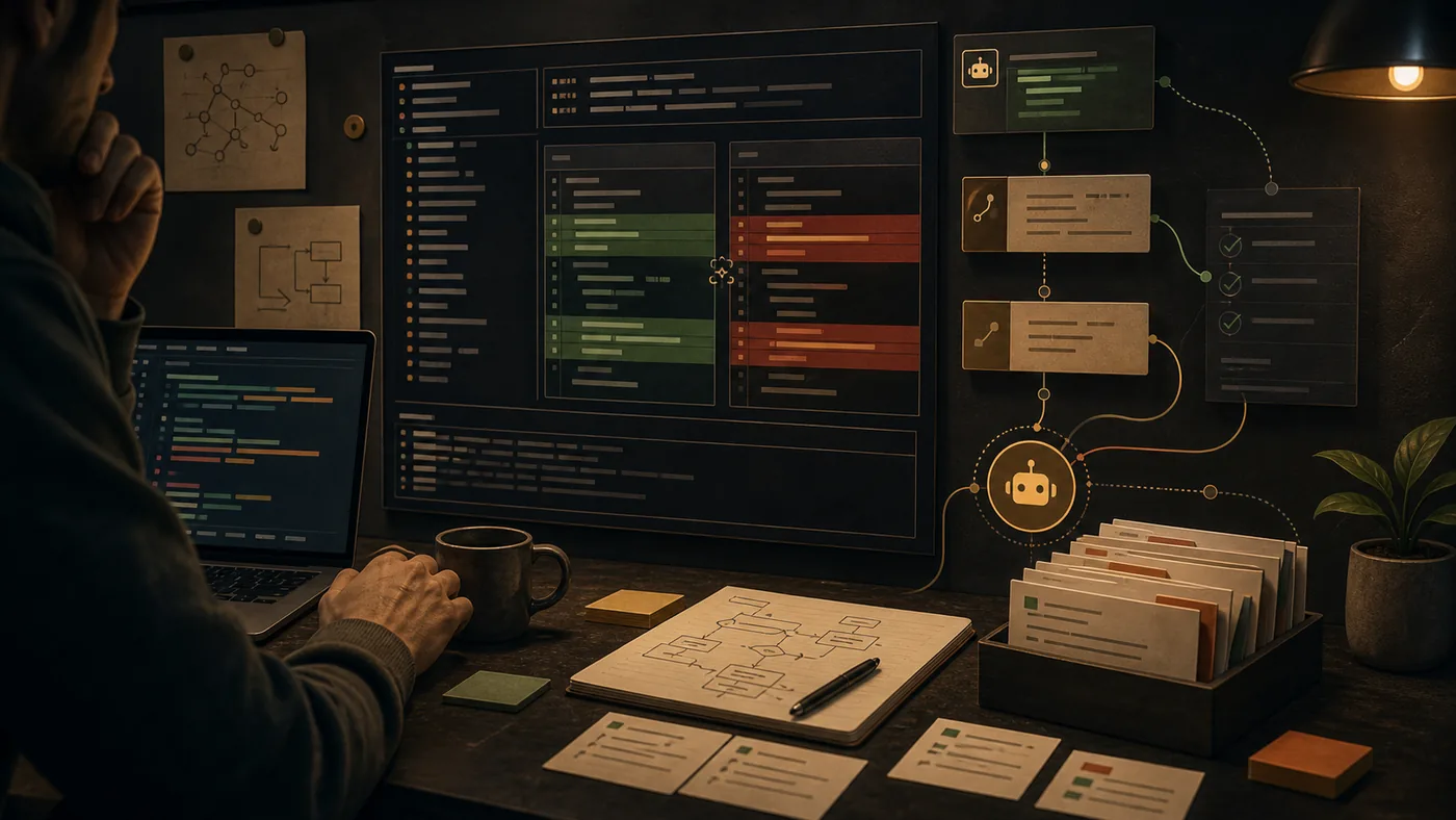 Illustration for Aider: terminal pair programming with task board and code context