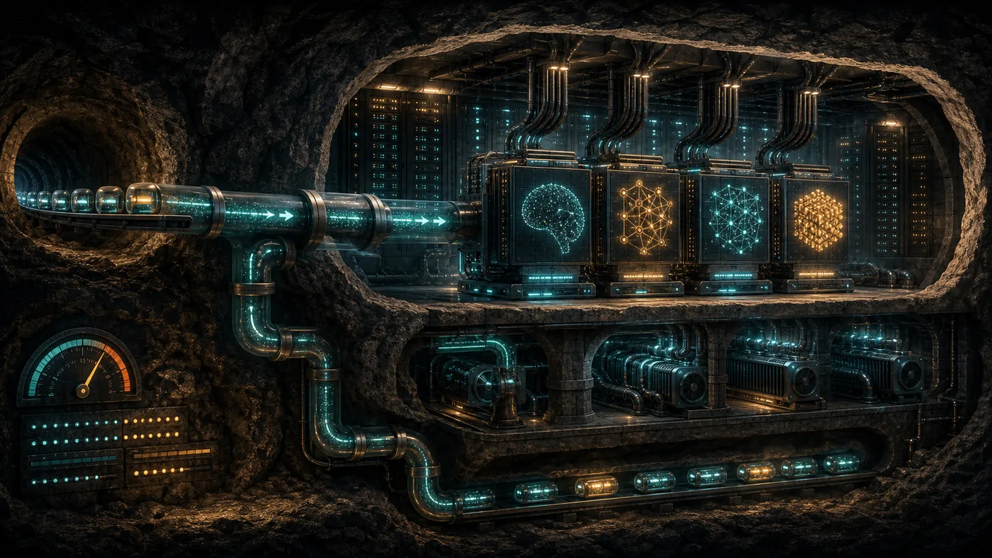 Illustration for DeepInfra: AI infrastructure as an underground model and API system