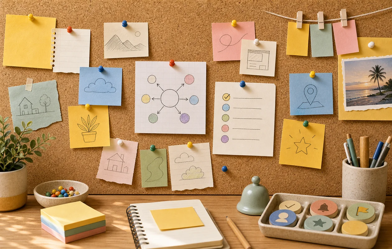 Illustration zu Google Keep: Haftnotizen, Erinnerungen und Farbkarten fangen schnelle Ideen ein