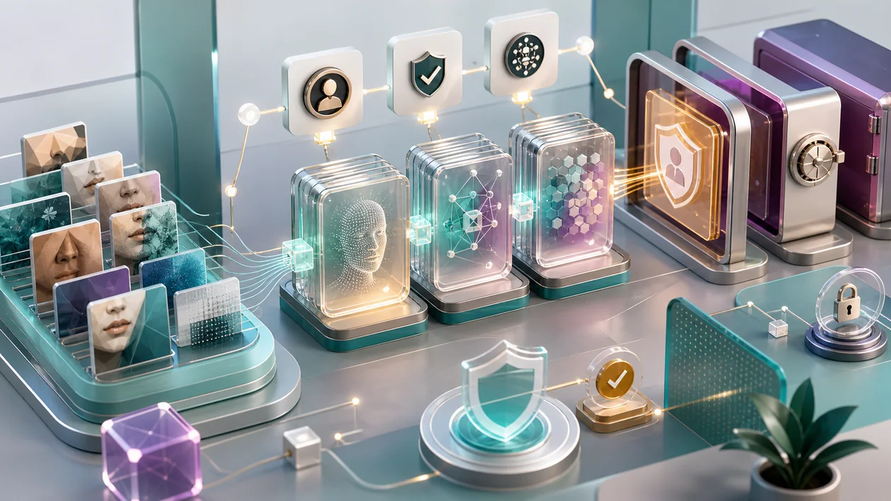 Illustration for Kairos: visual recognition checks image tiles with privacy and review gates