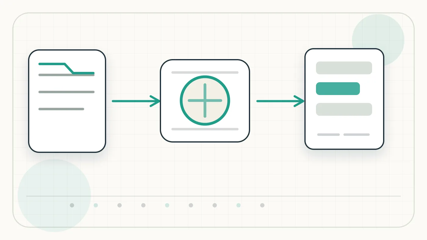 Illustration zu PaddleOCR: technische Prozessgrafik für Dokumenteingang, OCR, Validierung und Export