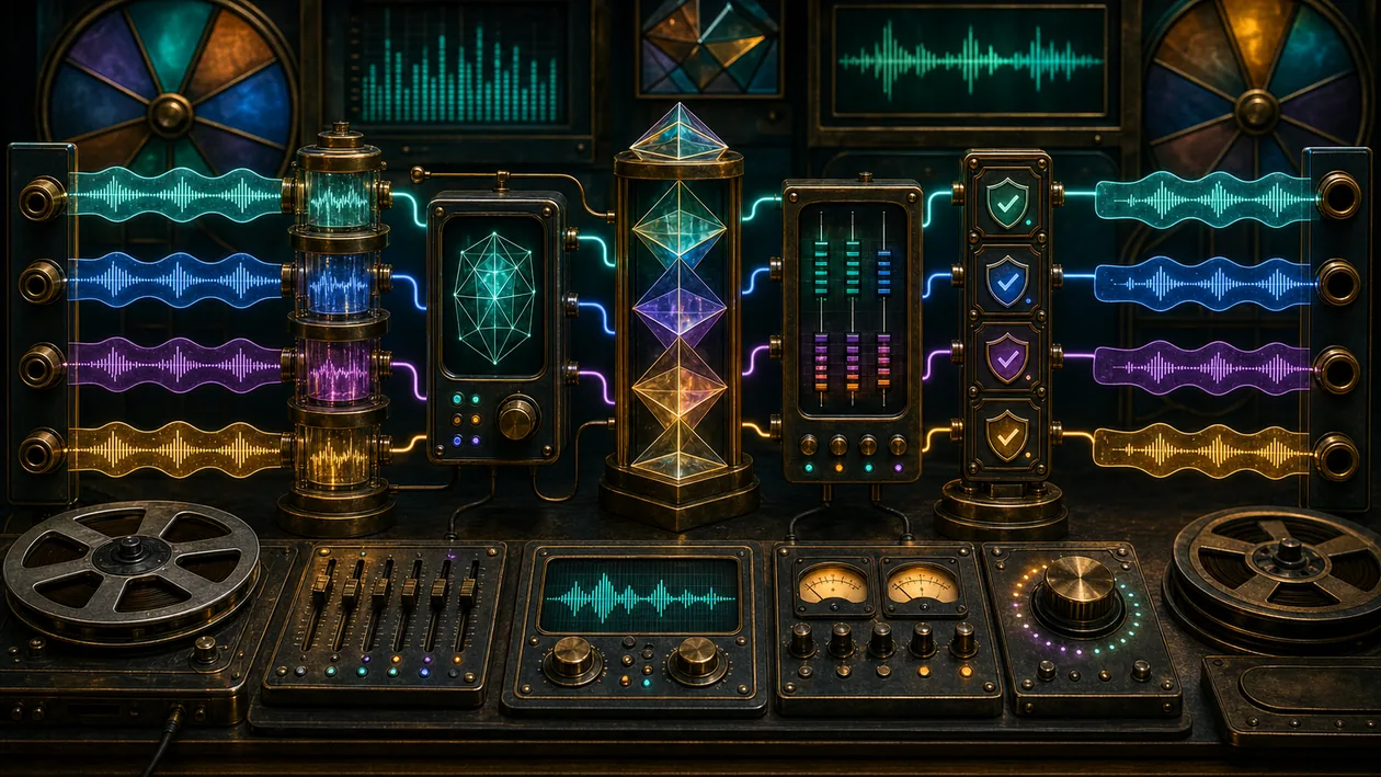 Illustration for Respeecher: Source tracks, voice models, and quality gates shape voice conversion