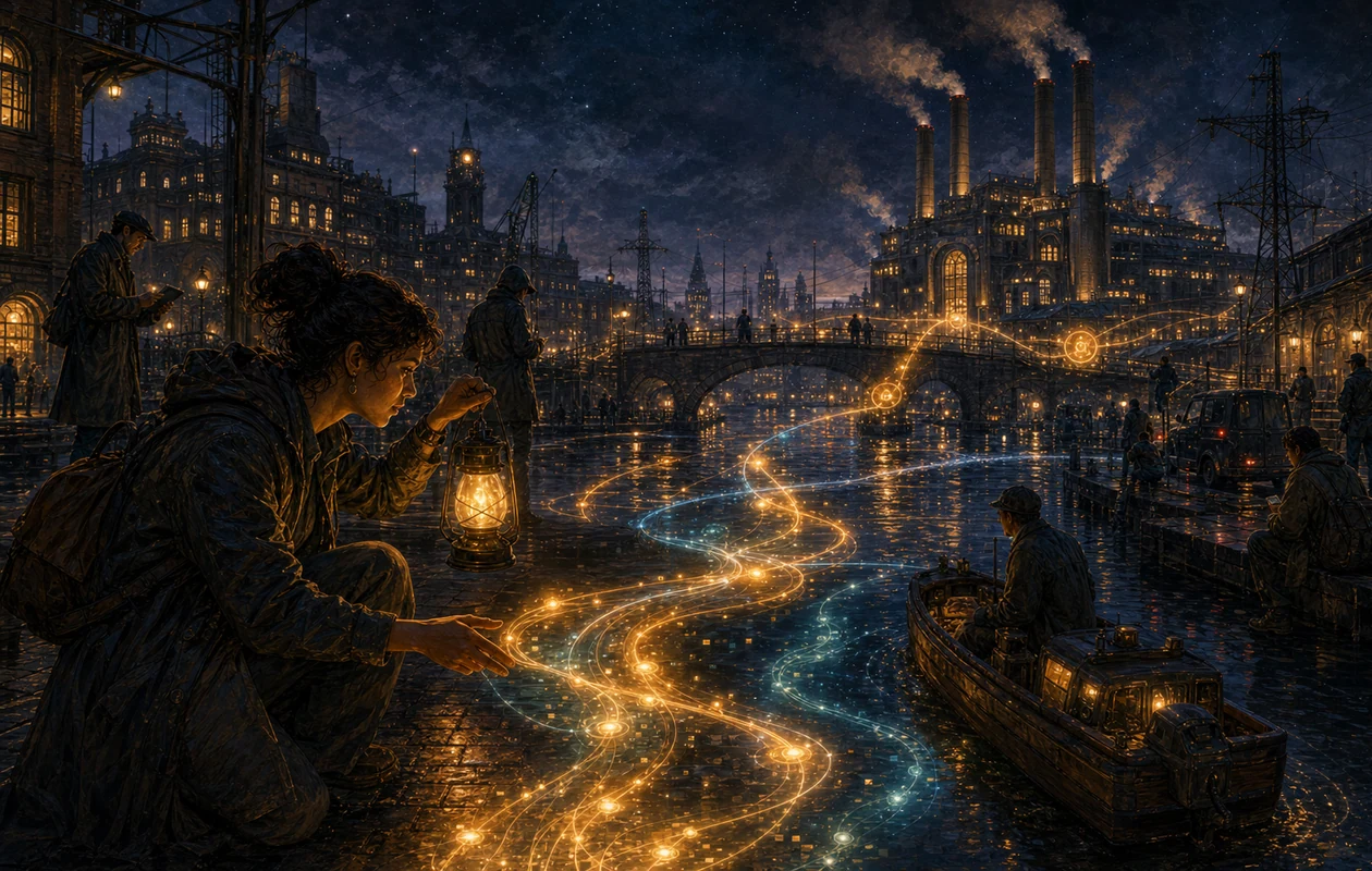Illustration zu Splunk: Hafen-Ermittlung folgt leuchtenden Ereignisspuren