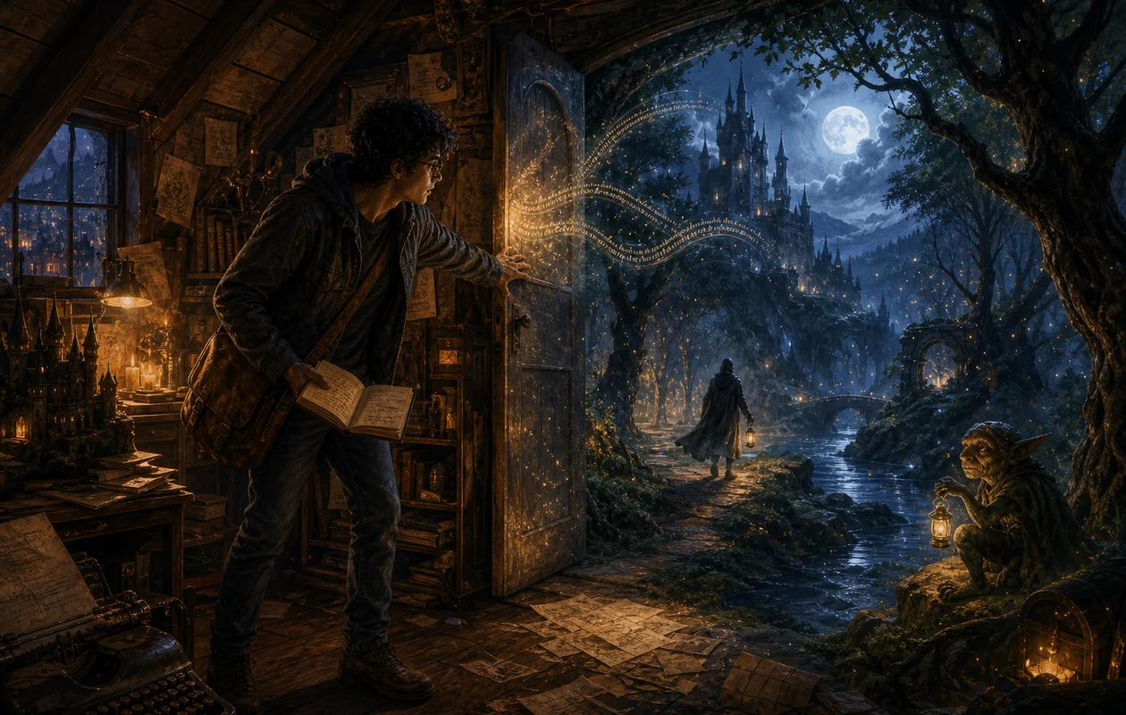 Illustration zu tads: Textadventure oeffnet Fantasiewelten