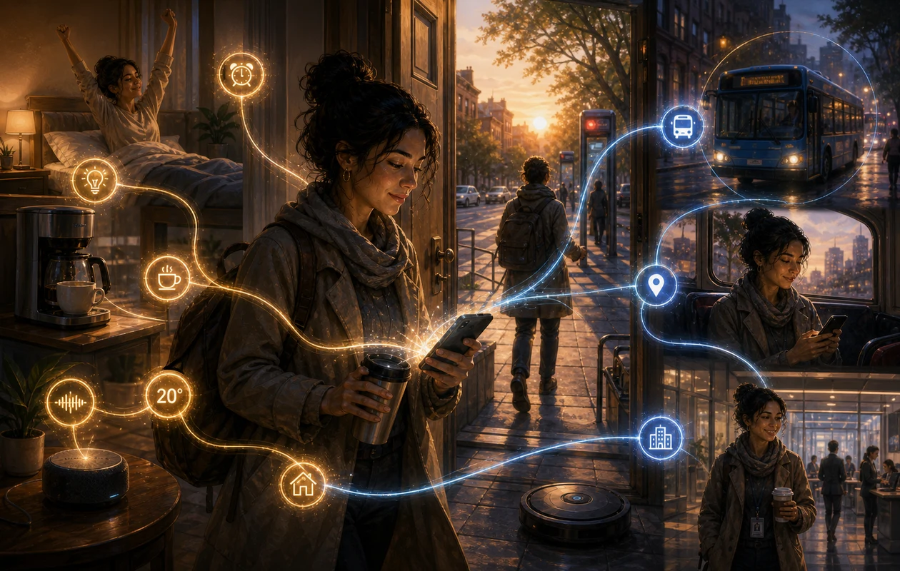 Illustration zu tasker: Android-Automation im Morgenablauf