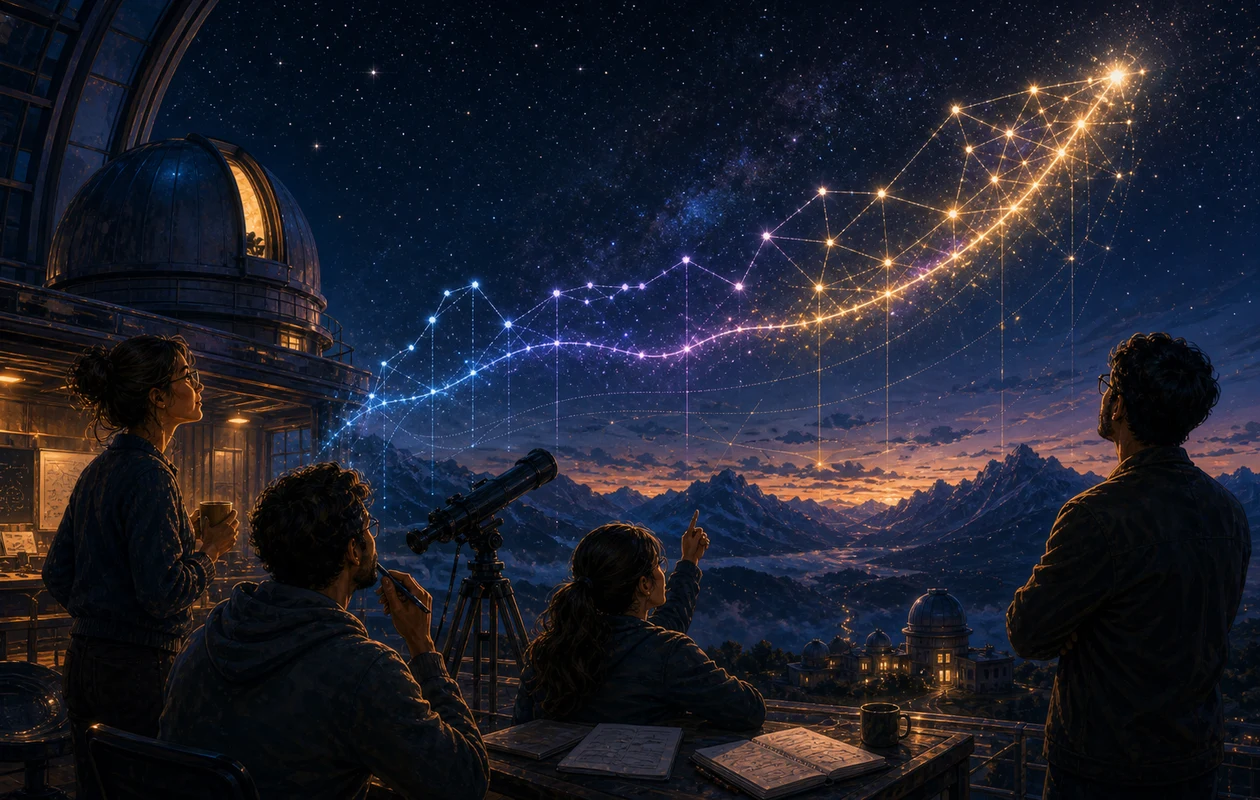 Illustration for tensorboard: training constellation in the observatory