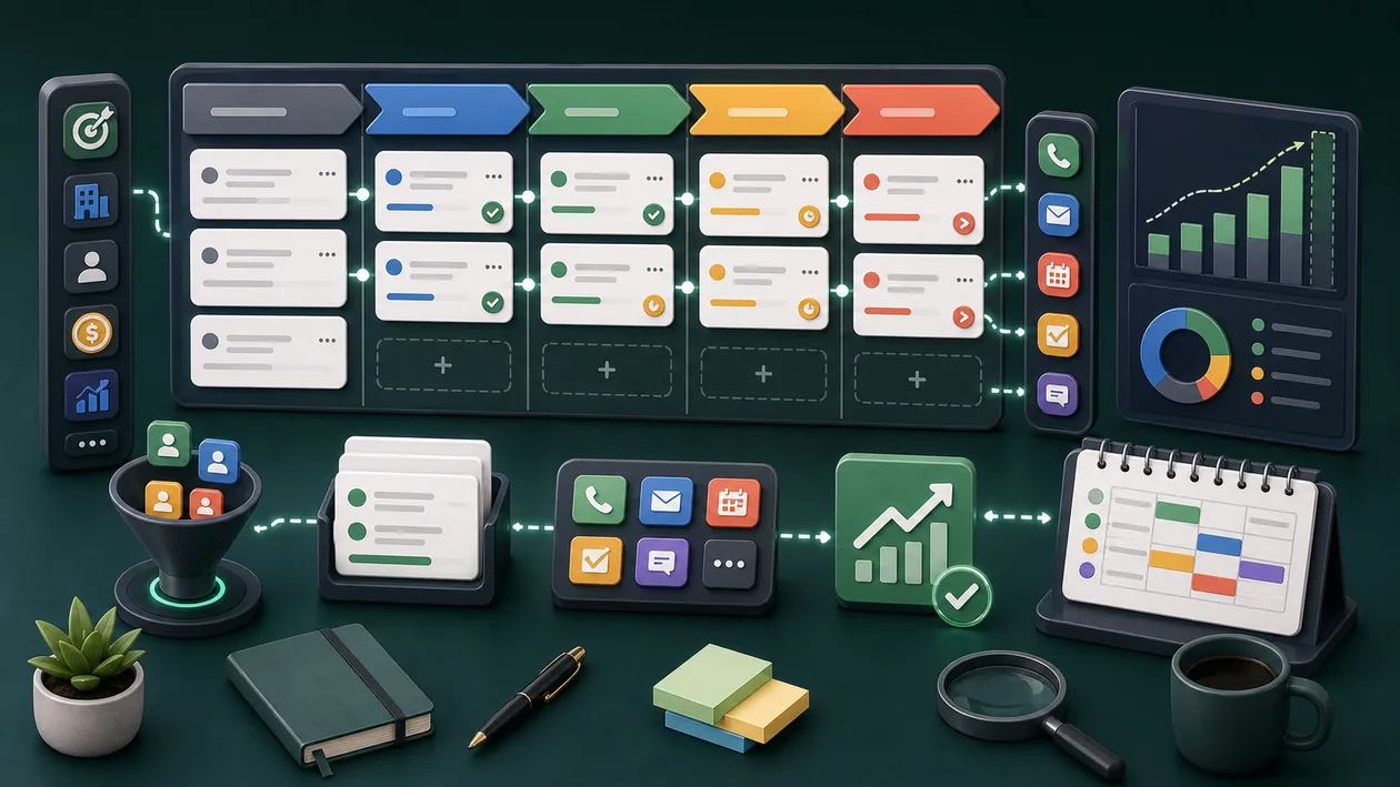 Praktische Arbeitssituation mit Pipedrive