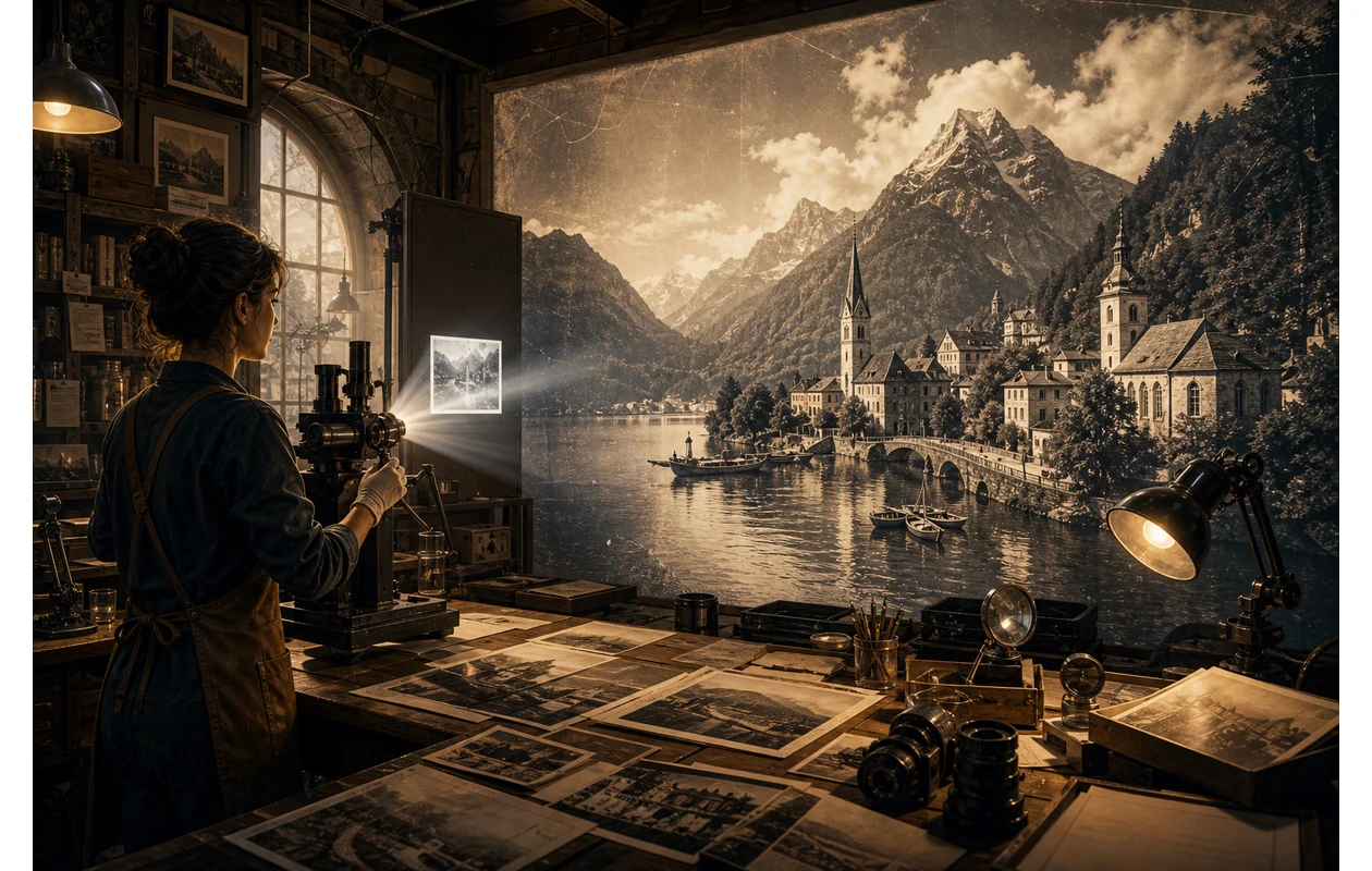 Illustration zu valohai: Researcher orchestrating machine-learning experiments